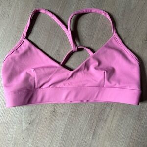 Cleo Harper Pink Strappy Sports Bra